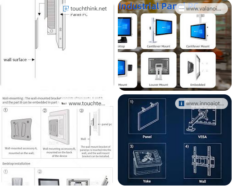 壁挂式工控机安装示意图
