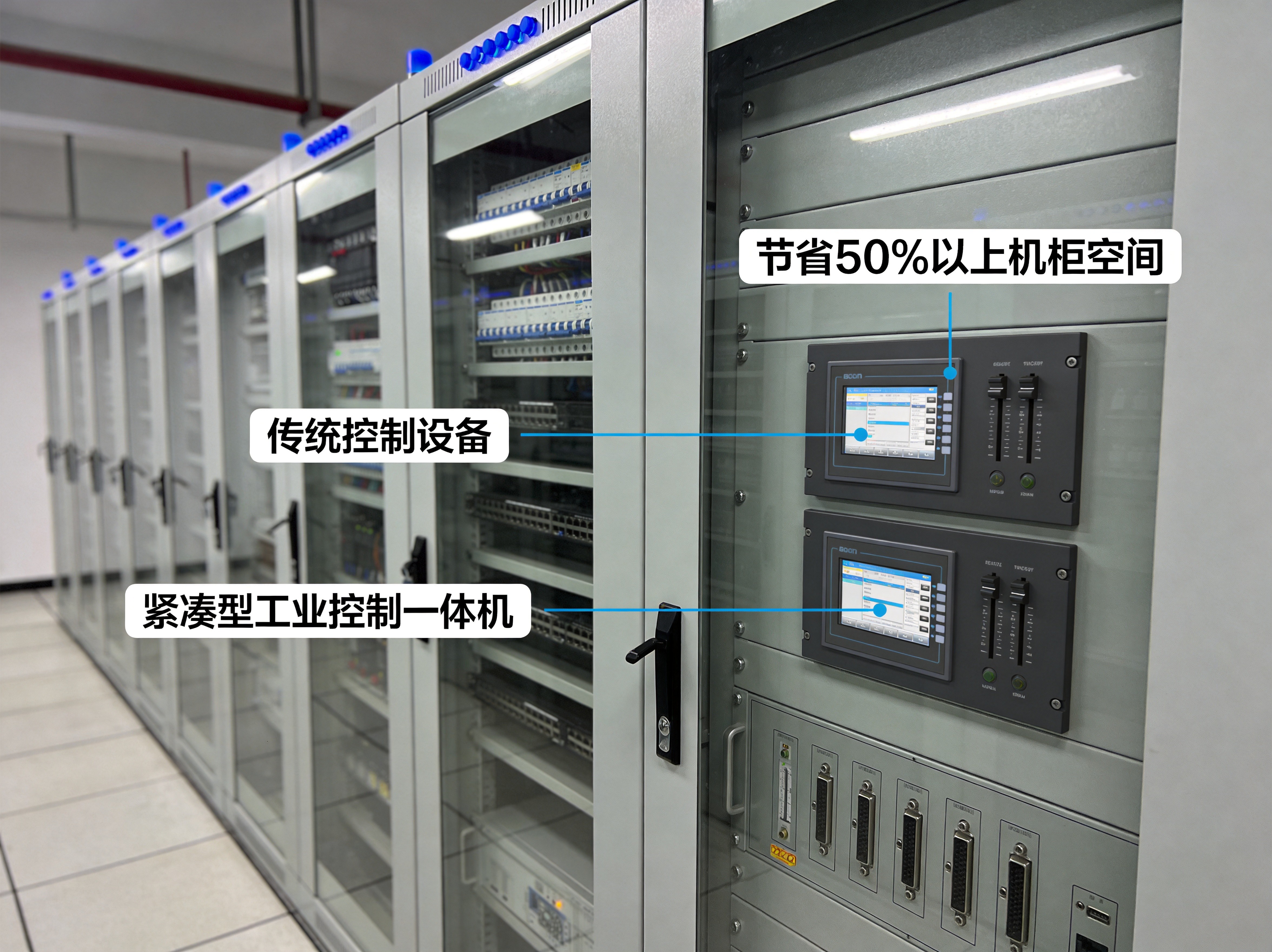 工业一体机空间利用对比