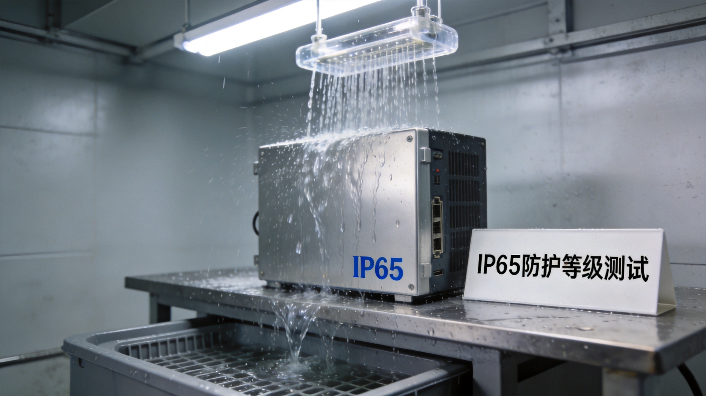 工业级IP65防护等级示意