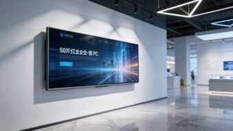 50寸工业一体机：数字看板与中型展厅展示的平衡之选