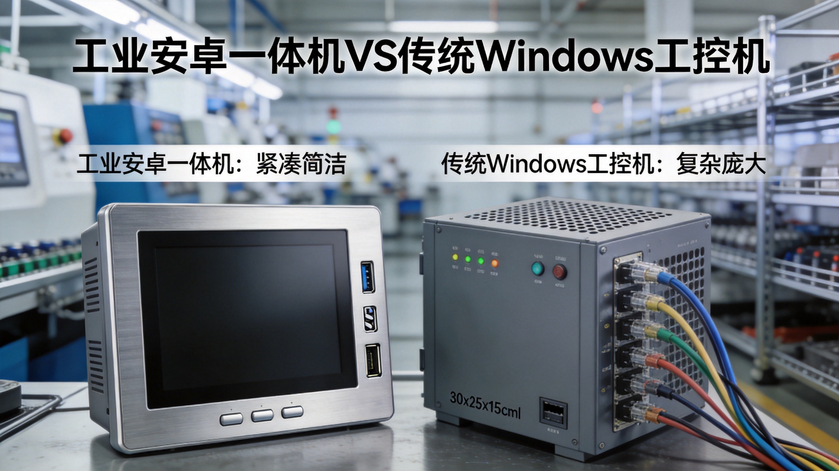 工业安卓一体机 vs Windows工控机：成本、部署、维护全维度对比