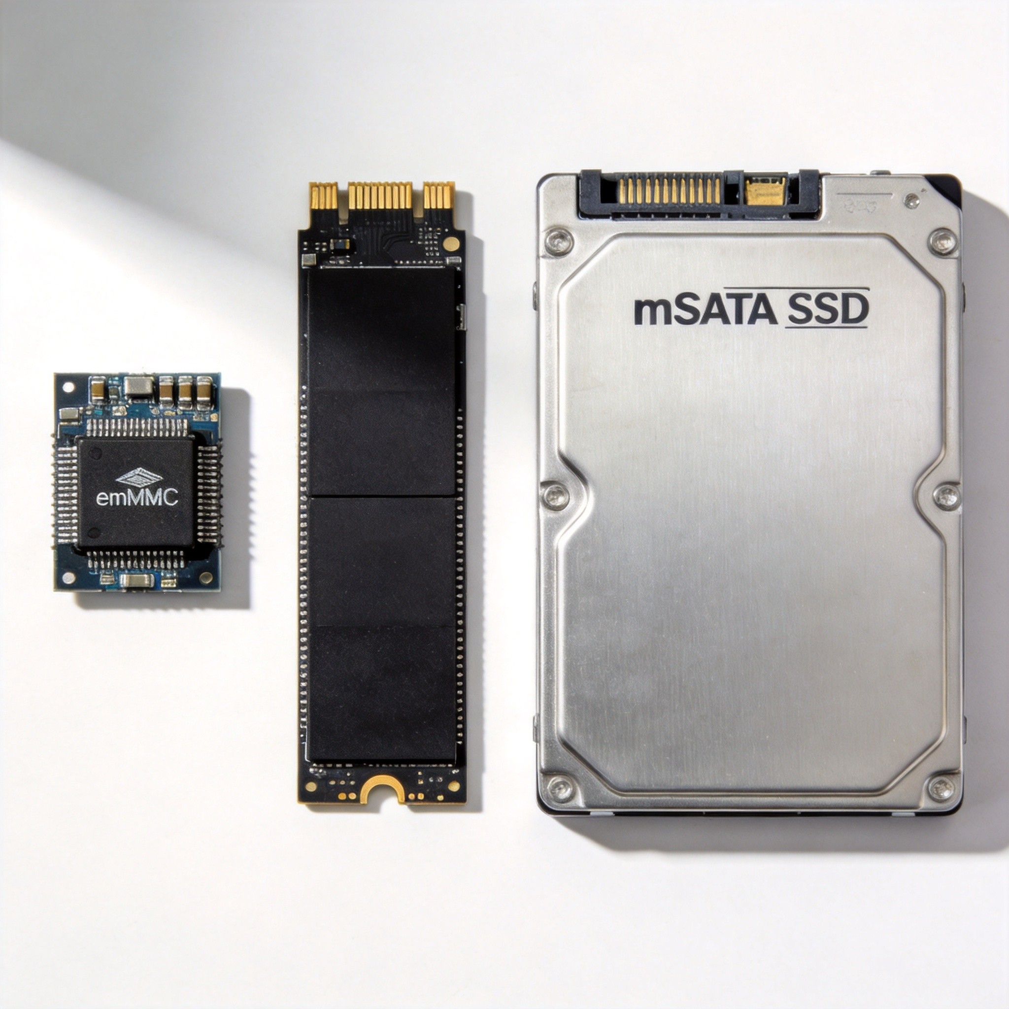 工控一体机存储选型，eMMC vs SSD vs mSATA工况对比