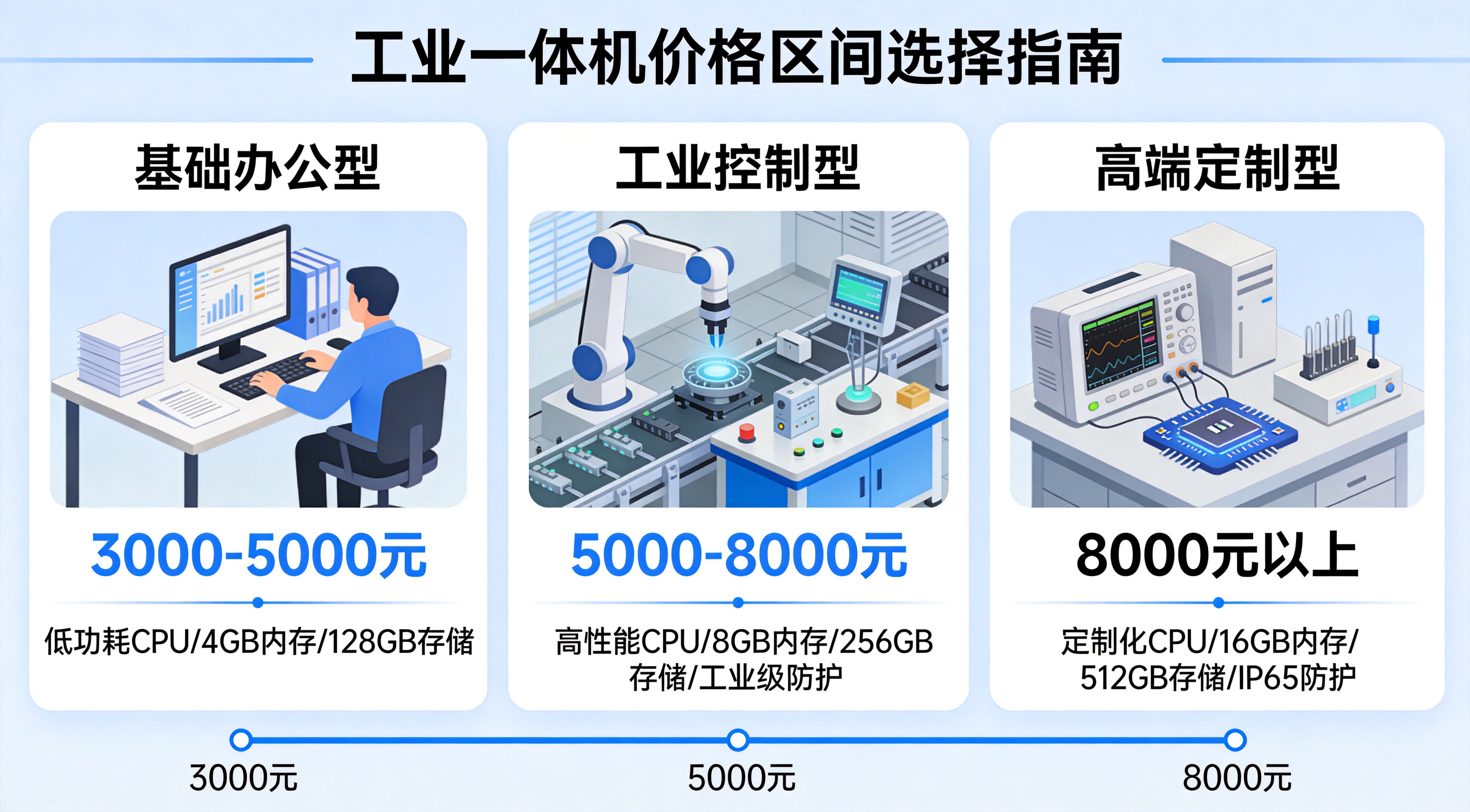 工业一体机价格区间指南