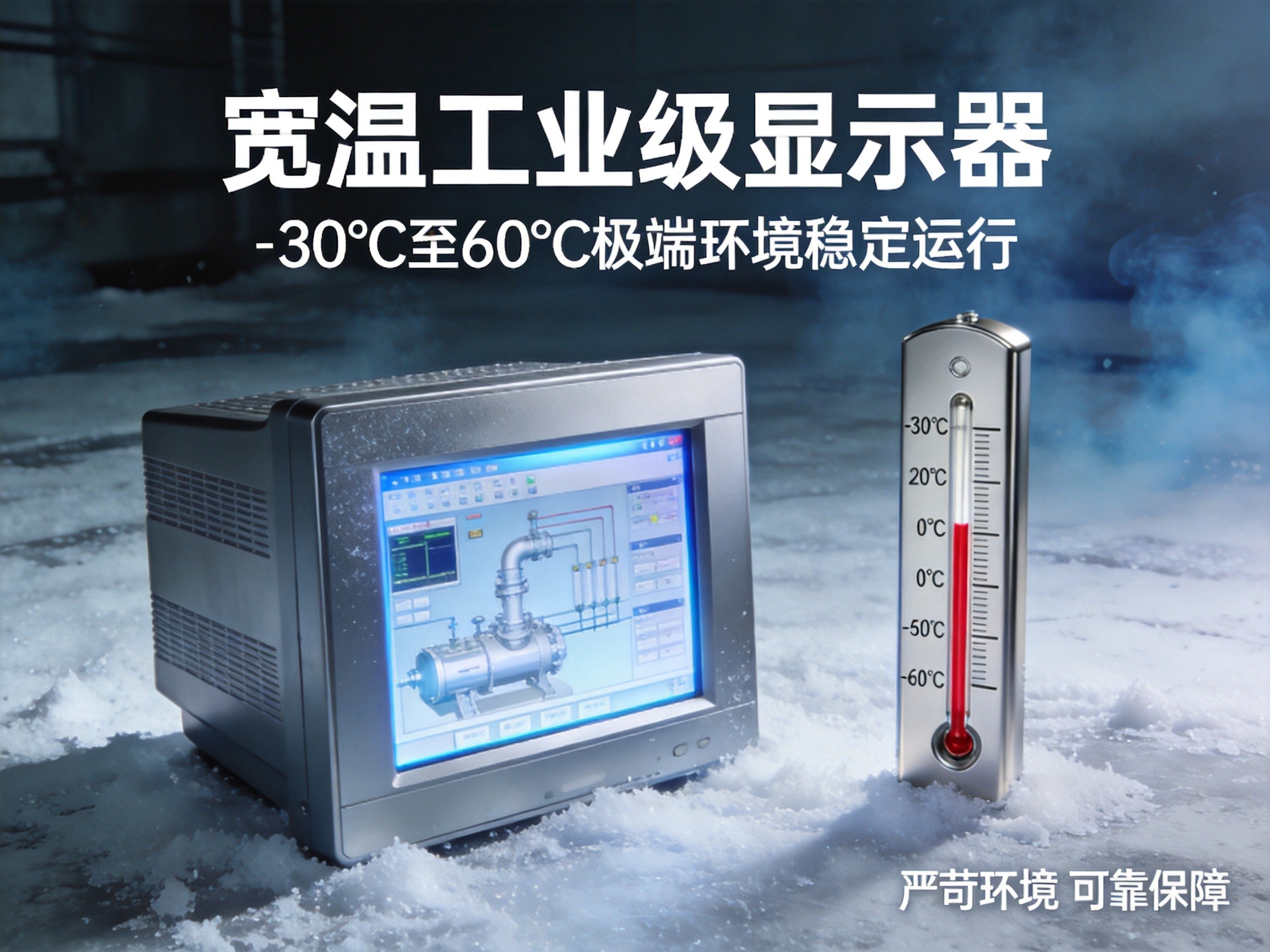 宽温工业级显示器温度范围展示