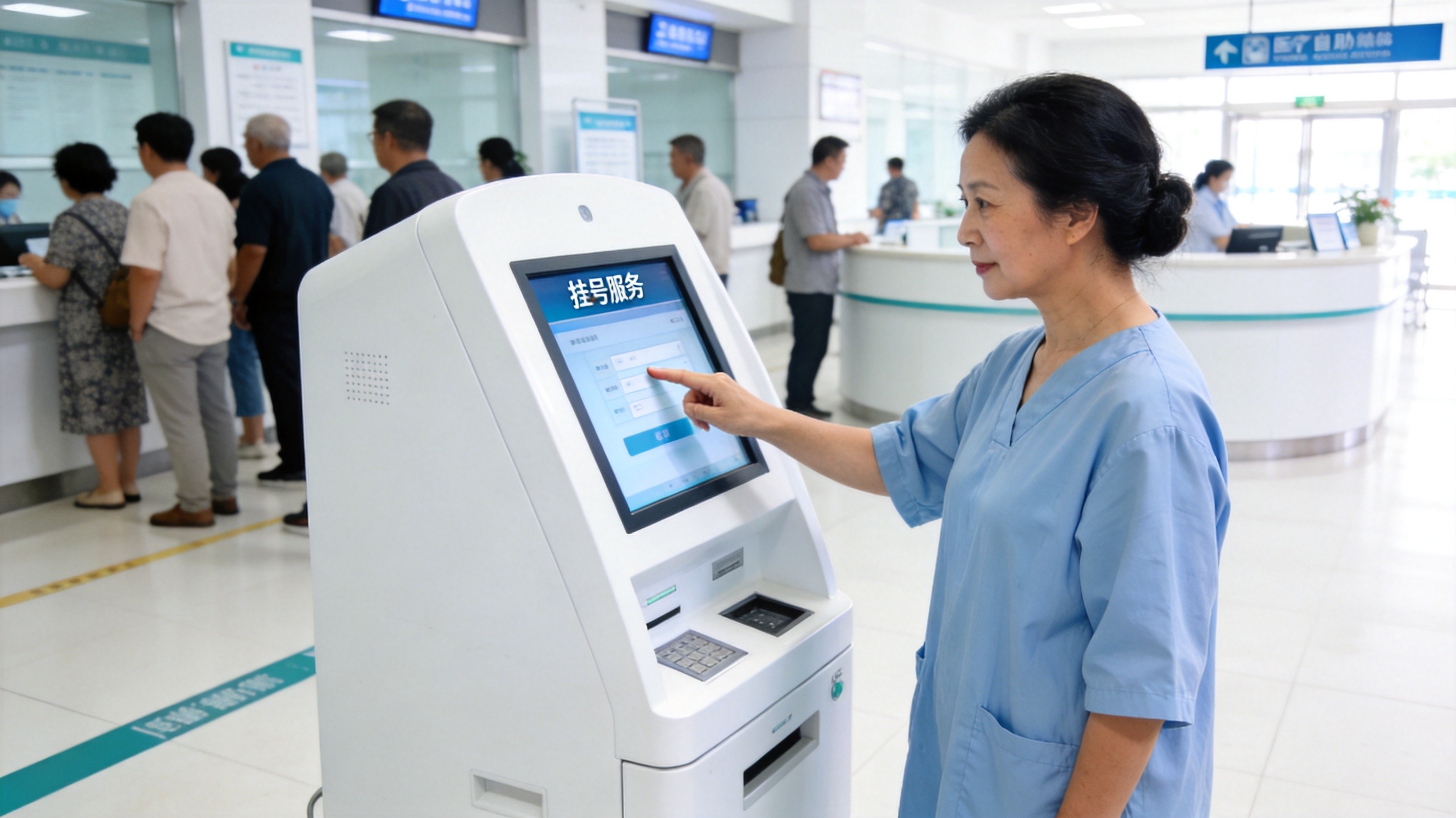 医院大厅医疗自助终端