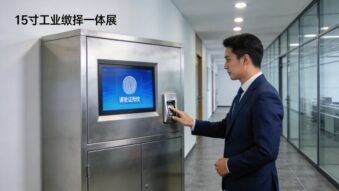 友控工业触摸一体机在智能印章管理柜中的应用