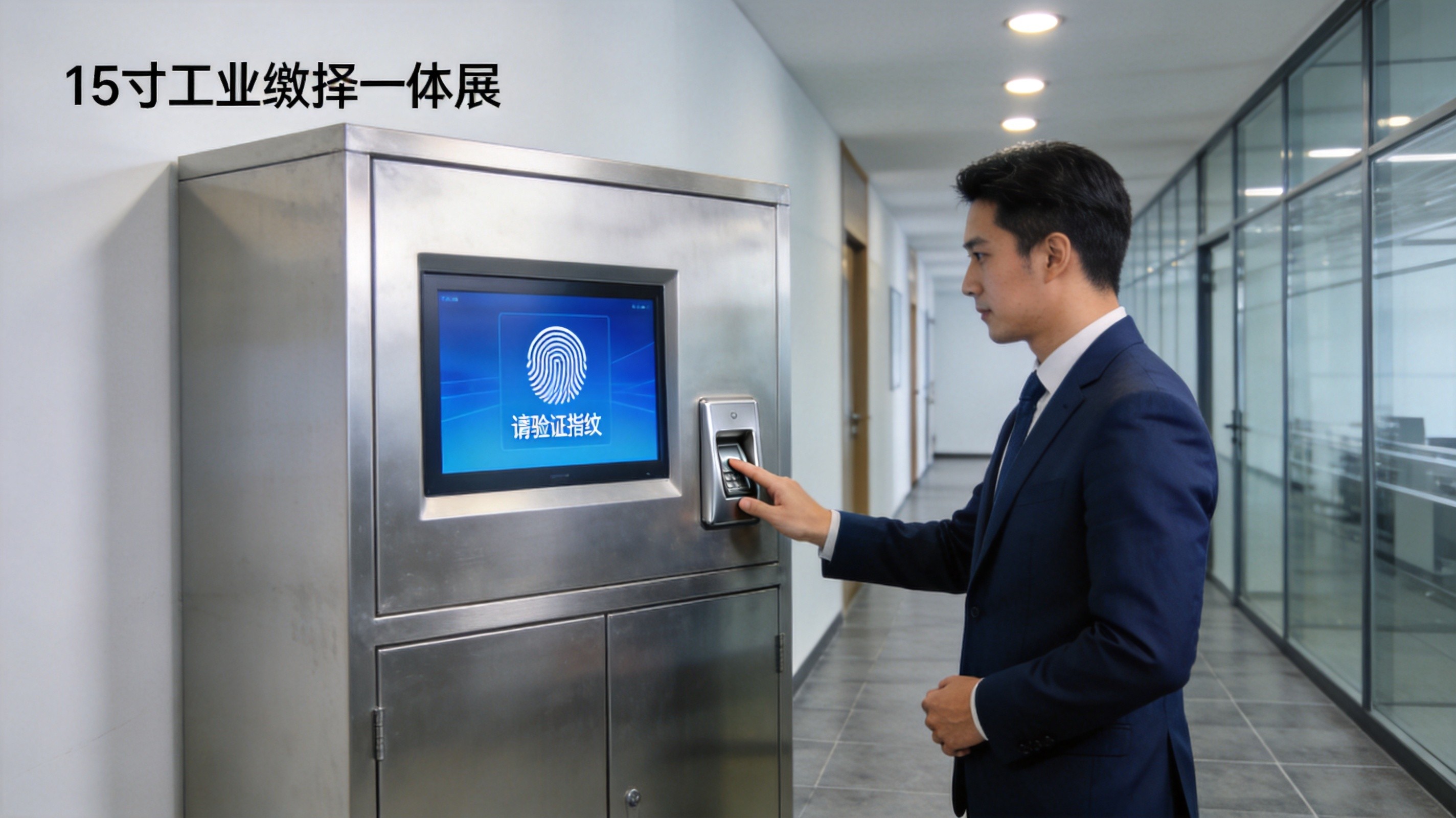 友控工业触摸一体机在智能印章管理柜中的应用