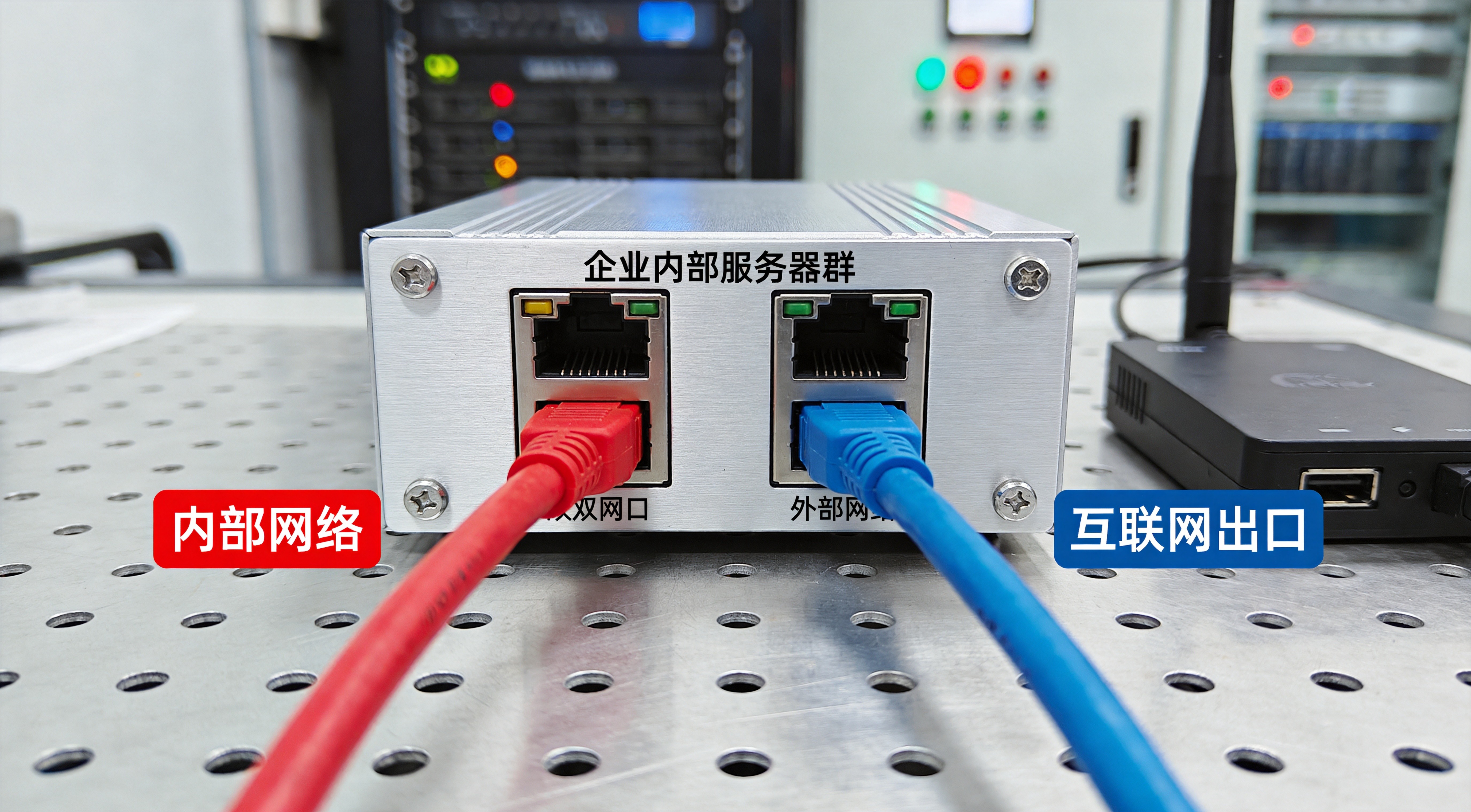 双网口工业一体机网络隔离架构