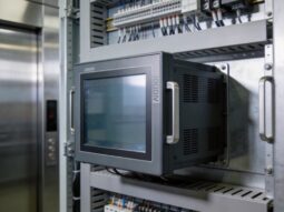 楼宇电梯监控工业一体机：多楼层数据汇总怎么做
