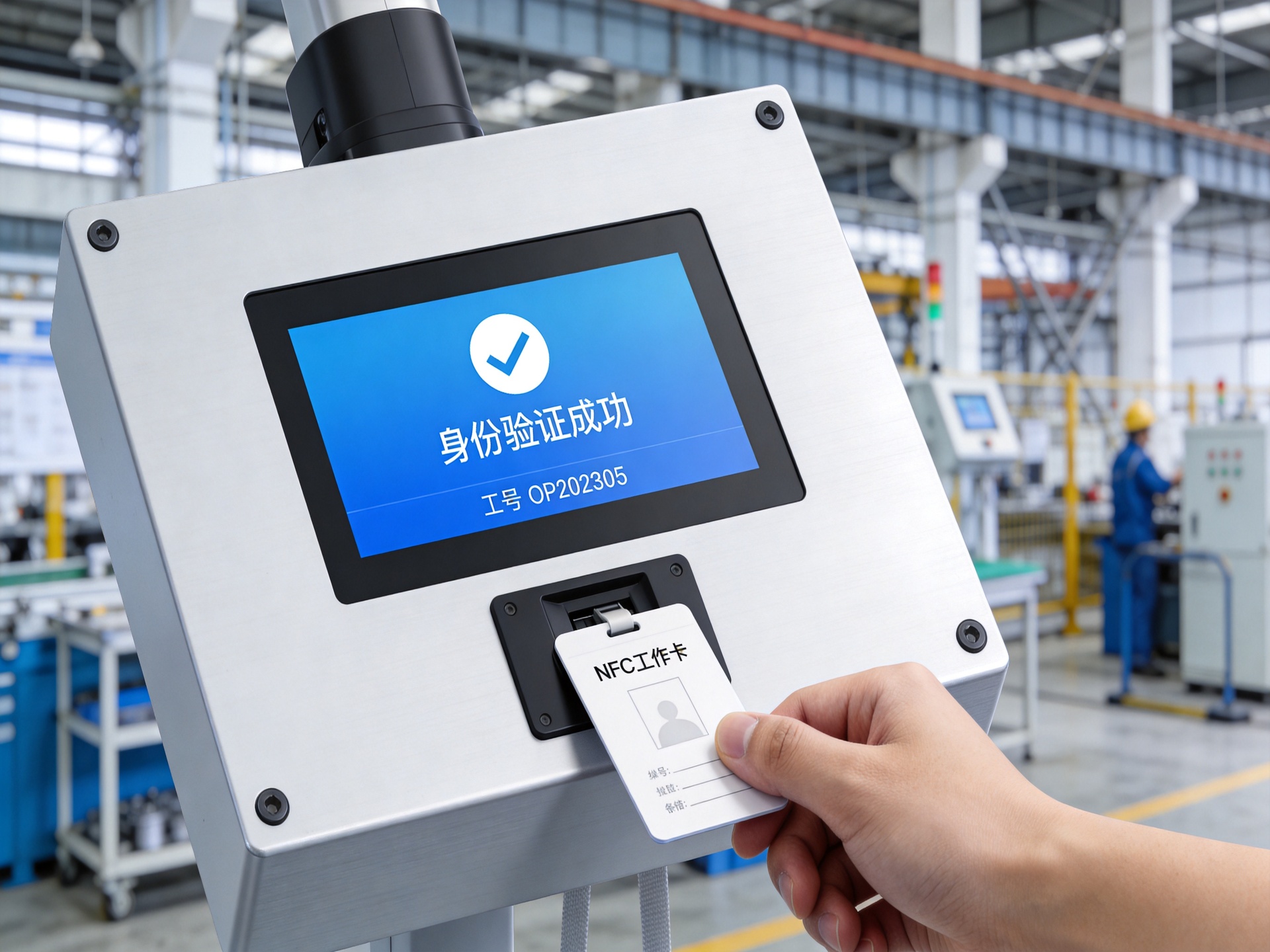 NFC刷卡在工控一体机中的身份识别方案：从产线登录到权限管控
