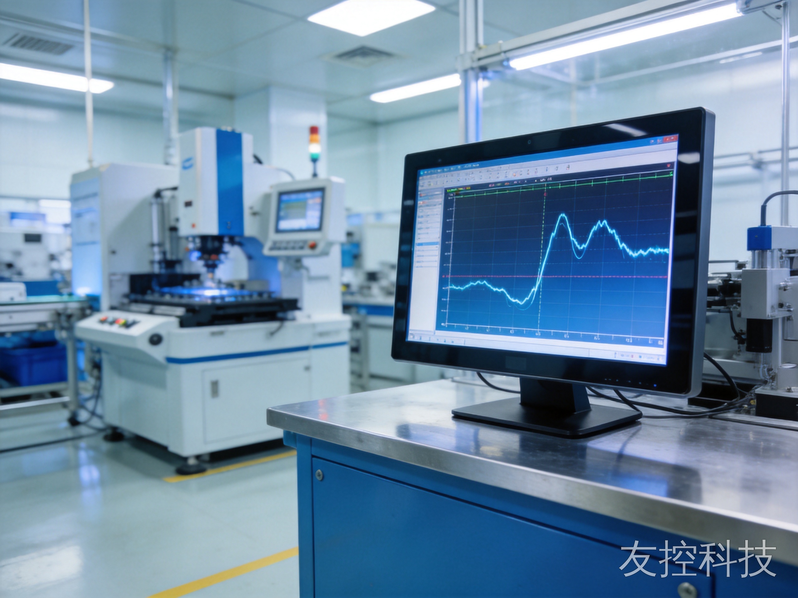 检测工位全贴合窄边框工业显示器