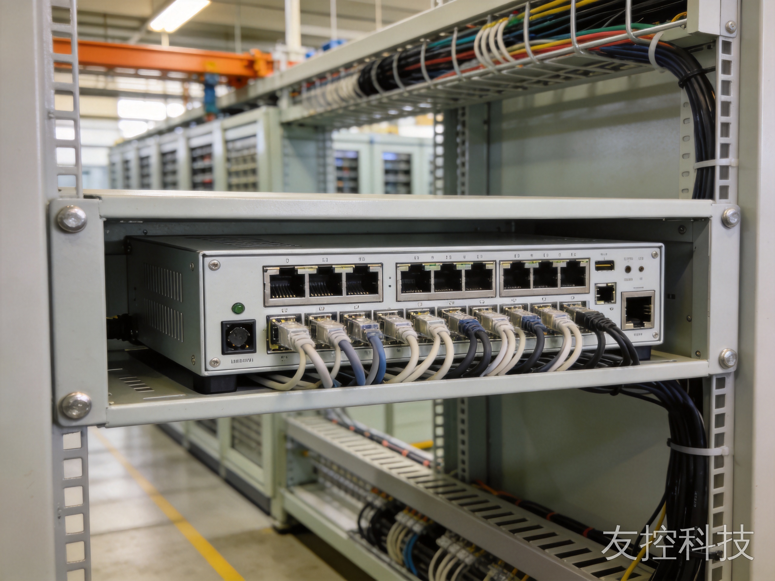机柜嵌入迷你工业控制主机多接口双网口