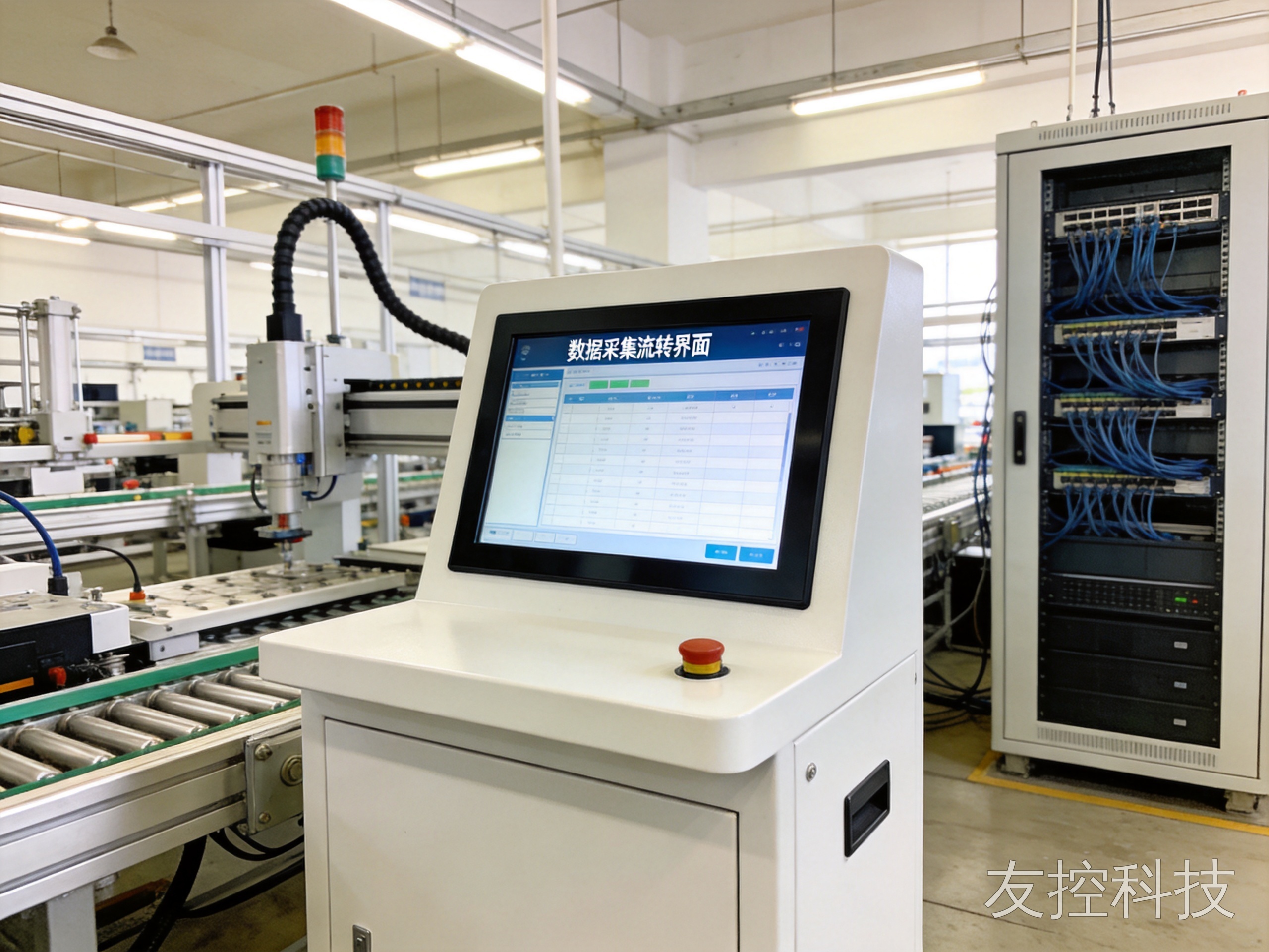 数据采集工位MES工位一体机实时上传