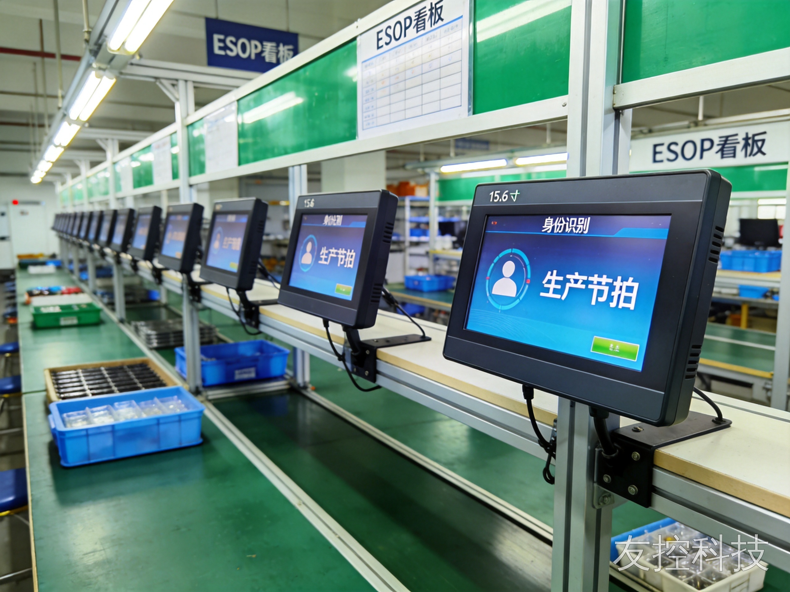 15.6寸工控一体机 工业现场实拍图 3