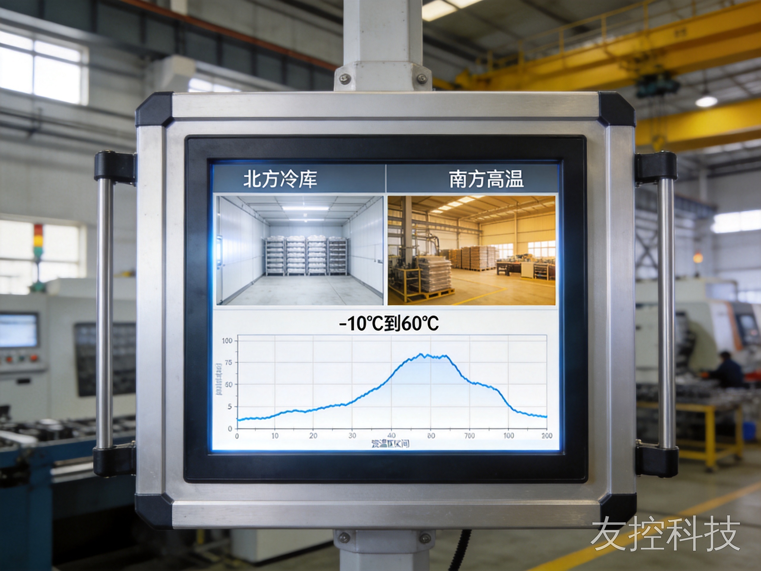 嵌入式工业显示器 工业现场实拍图 3