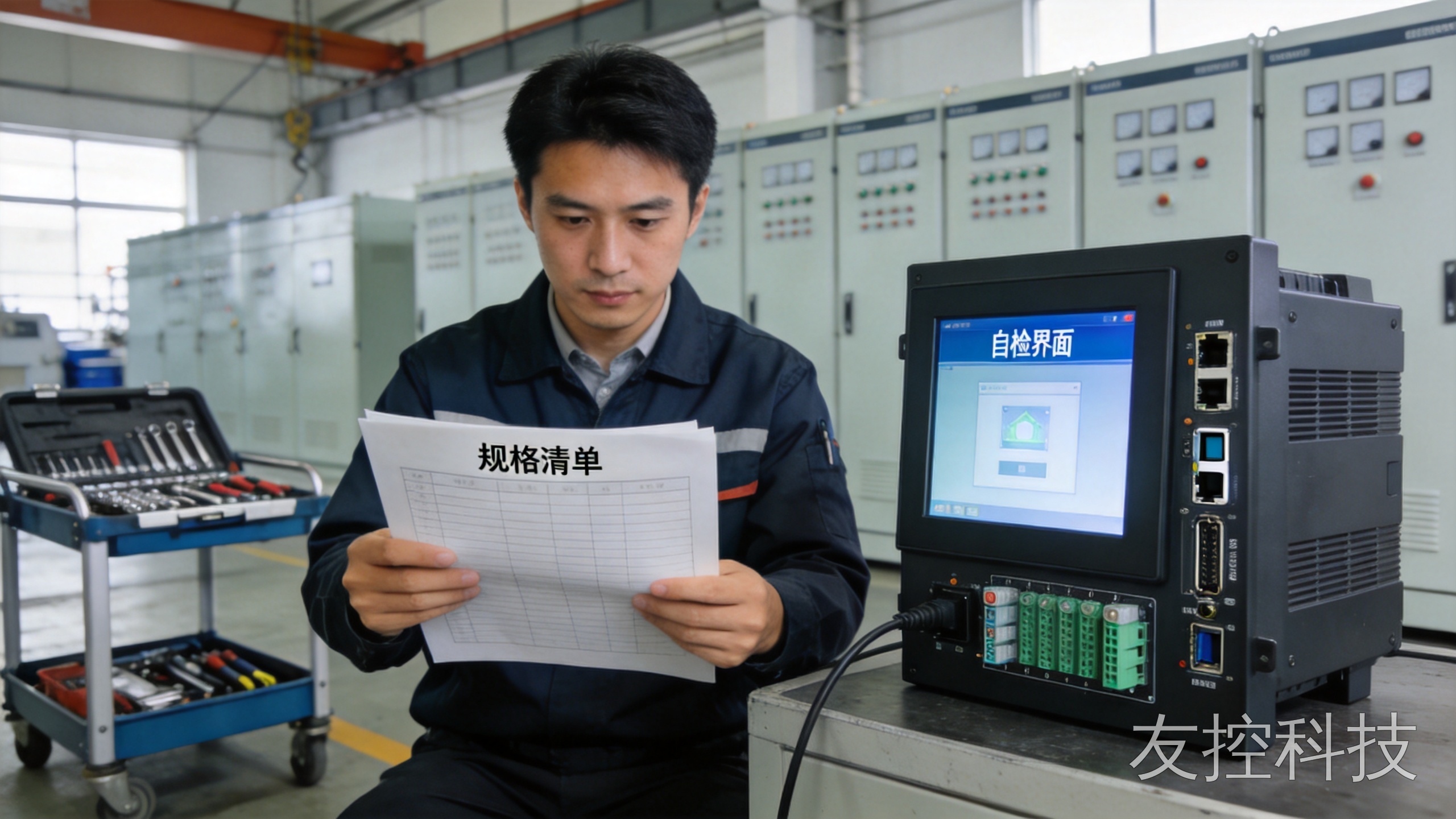 工业平板电脑价格 工程师按条目核对设备背部接口与规格清单评估工业平板电脑价格图4