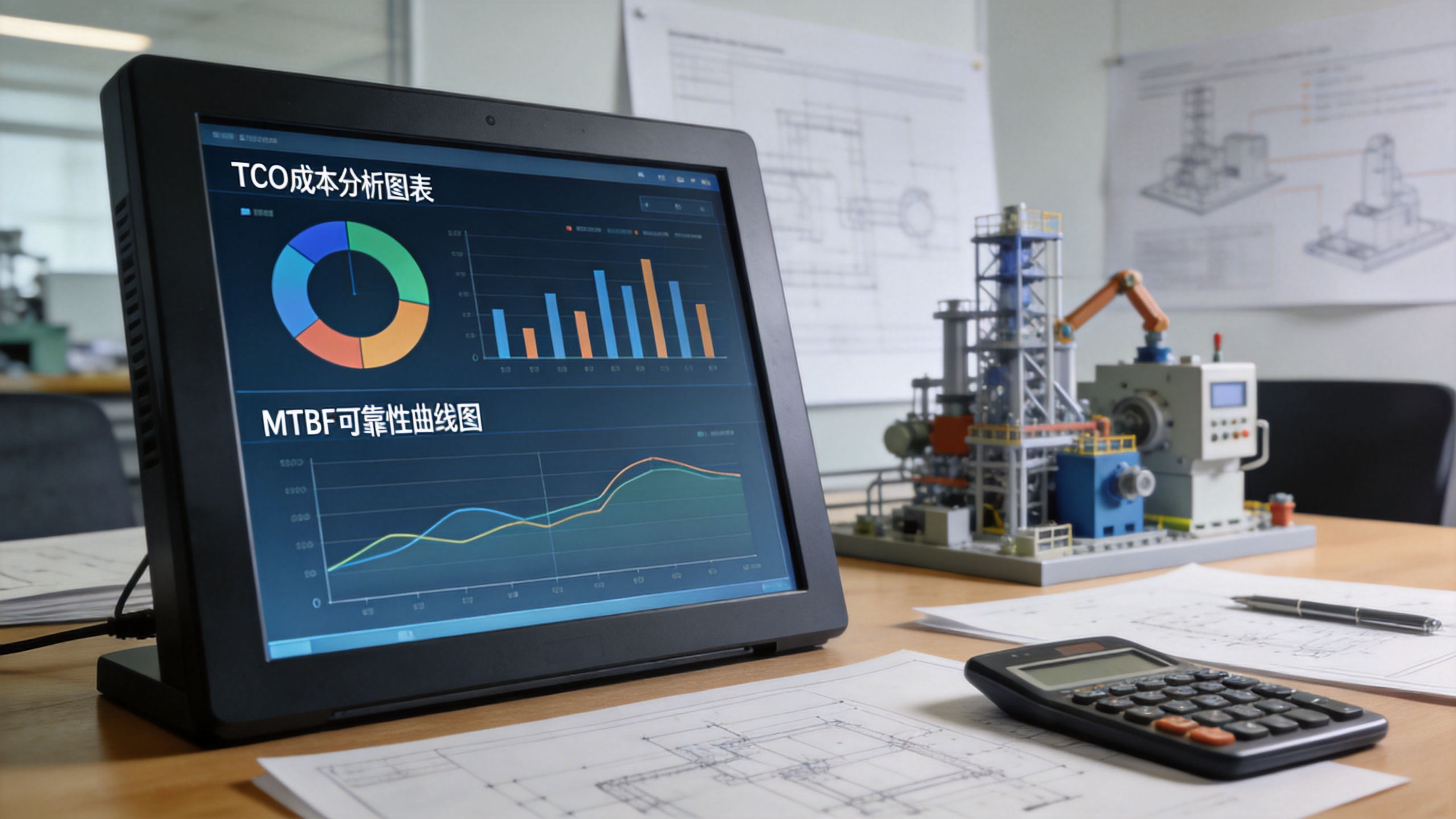 工业显示屏全生命周期成本分析