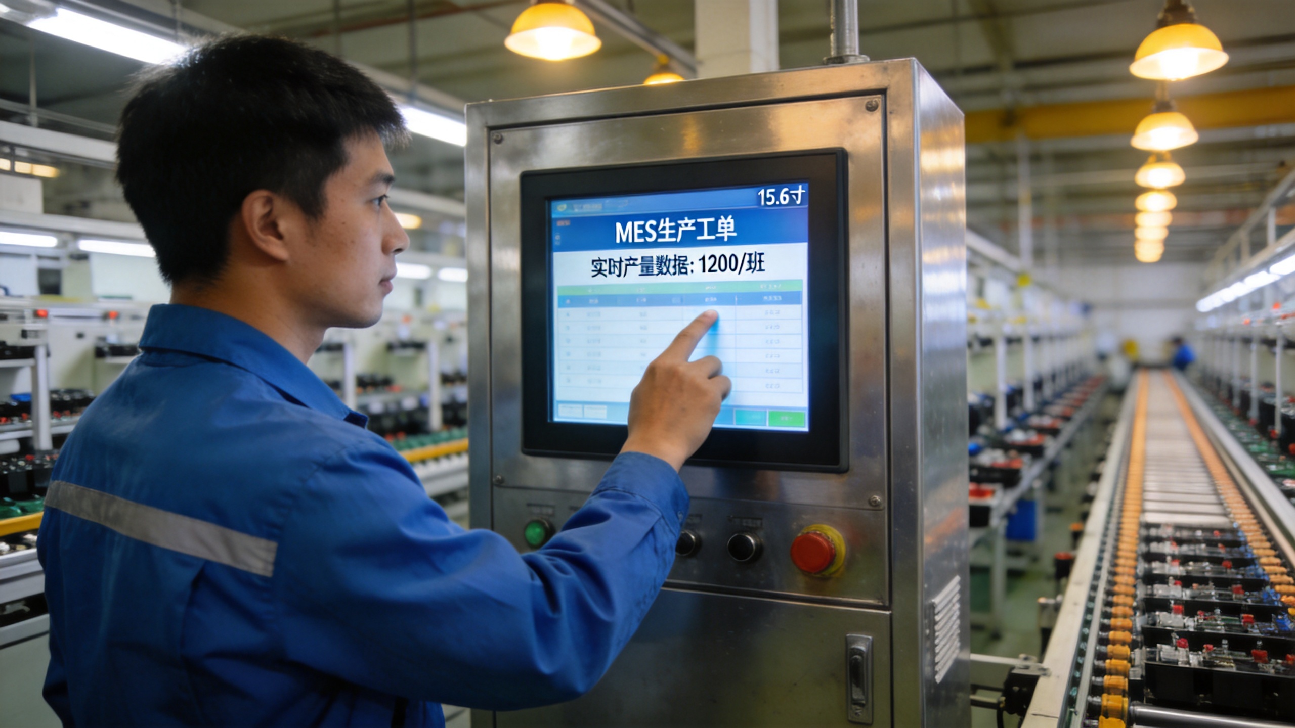 5个选型指标看懂工业显示屏在装配与仓储工位的部署差异