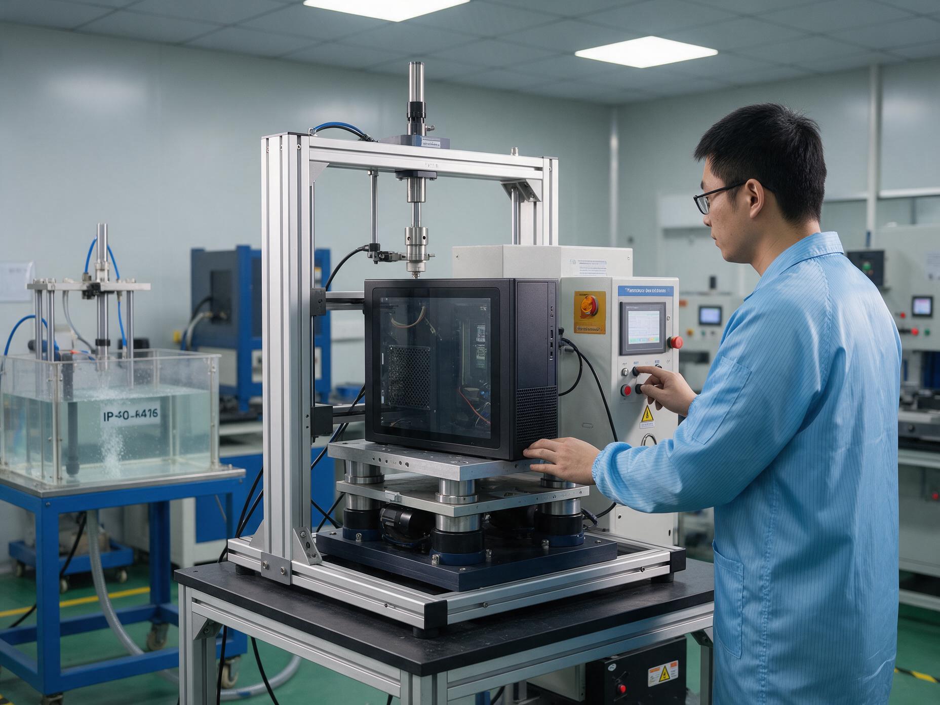 五金加工车间粉尘环境工业控制电脑运行