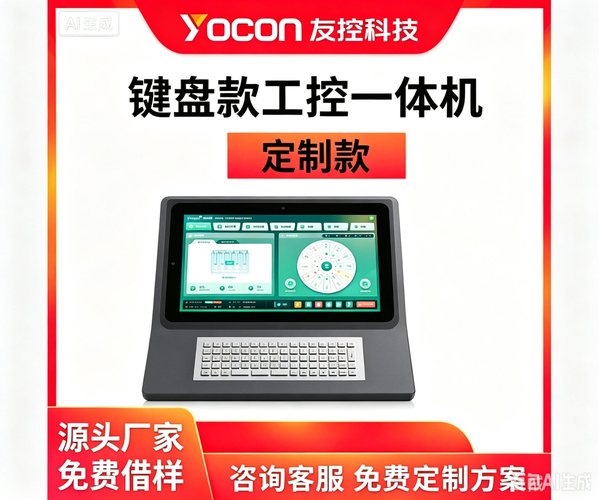 友控定制款键盘工控一体机