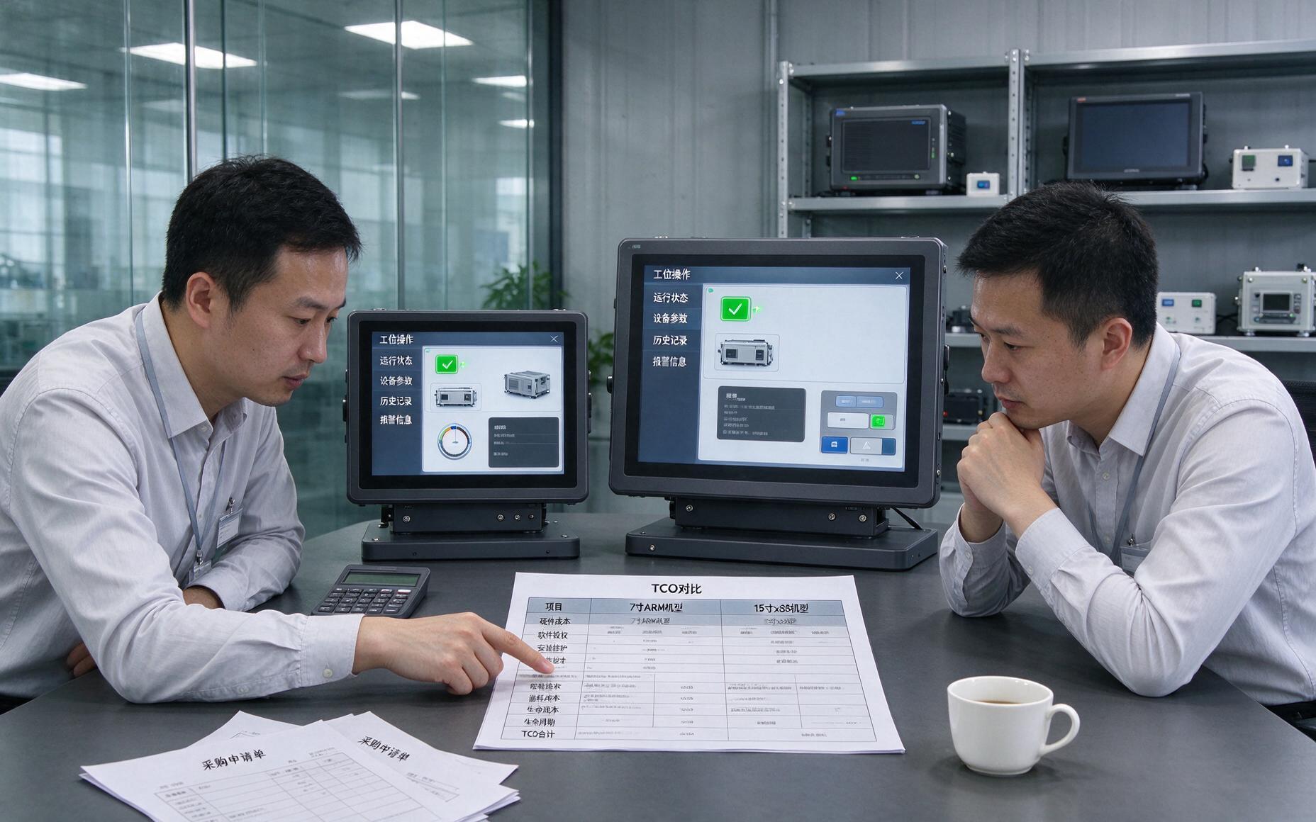 x86比ARM贵两千元，触摸一体工控机五年TCO算完才知哪个更划算