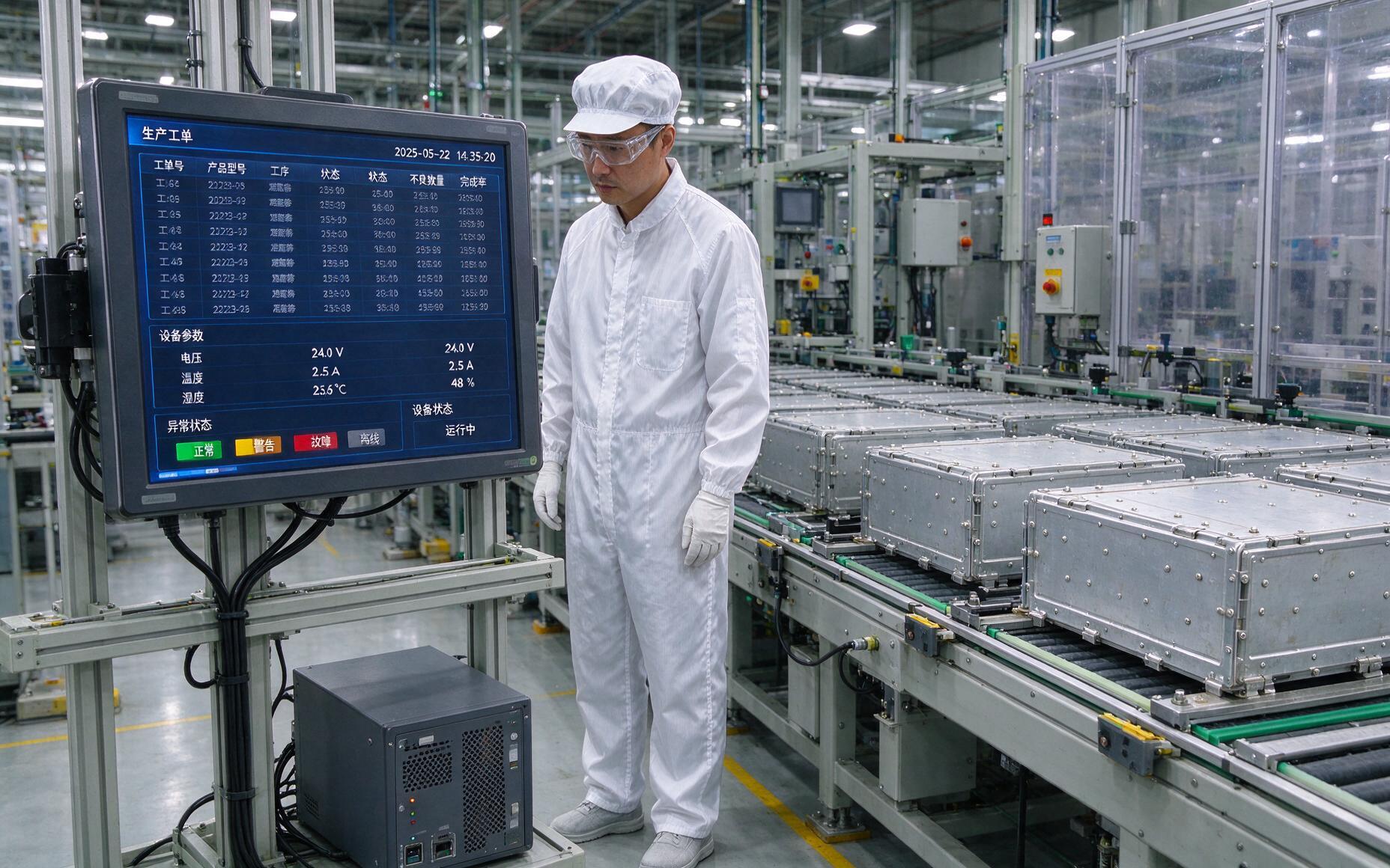 4步搞定新能源产线lcd工业显示器选型，照着这份部署清单验收少走弯路